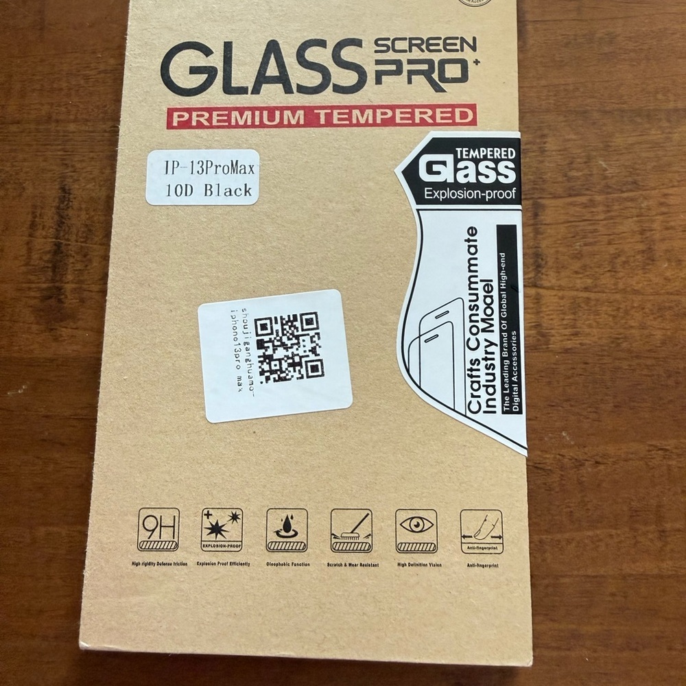 Tempered Screen Protector - Black